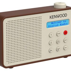 Radio Portatile Digitale Kenwood CR-M25DAB Bianco/Noce
