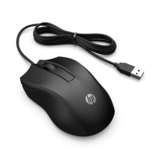 Mouse Ottico USB HP 100 - 1600DPI Nero
