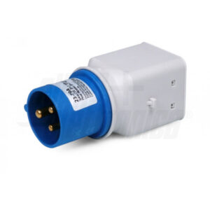 Adattatore da spina Industriale 2P+T 16A a doppia presa 10A/16A
