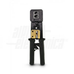 Pinza a crimpare per RJ45 a fori passanti