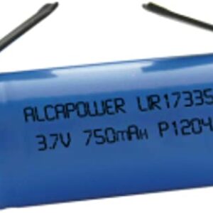 Batteria Li-ION LIR17335 3,7V 750mAh T.S.