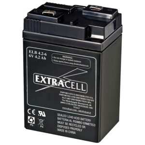Batteria PB 6V 4,5Ah Extracell per lampade d'emergenza