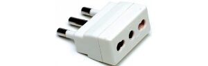 Adattatore presa 10-16A a spina 16A BIANCO