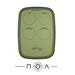 Radiocomando Why Evo Noa verde multifrequenza ad autoapprendimento