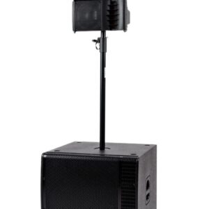 Sistema attivo 2100 W  Subwoofer Ø 18" e 4 satelliti 6,5" - Trio F2