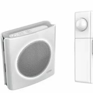 Campanello wireless portata 200 metri con luce flash e rilevatore di movimento