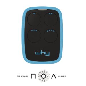 Radiocomando Why Evo Noa blu multifrequenza ad autoapprendimento