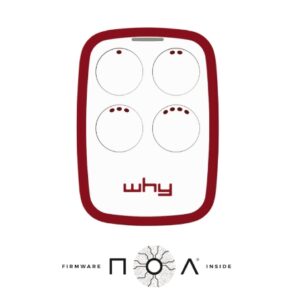 Radiocomando Why Evo Noa rosso multifrequenza ad autoapprendimento
