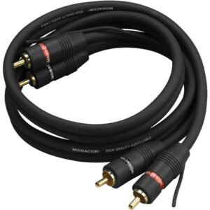 Cavo Audio 2 x RCA M - 2 x RCA M 5 mt + rem High-Quality