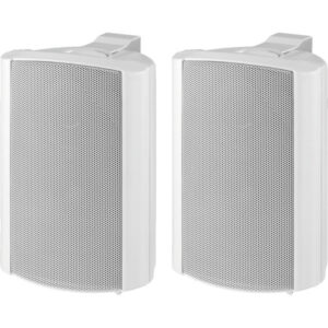 Coppia casse bianche MKS-34/WS