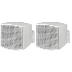 Coppia Altoparlanti in miniatura MKS-26/WS 8ohm 20W Bianche