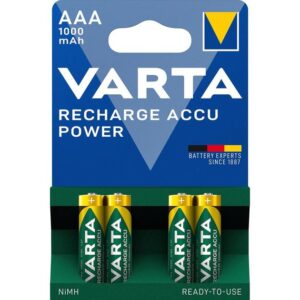 Batteria Ni-Mh AAA 1000mAh Blister 4 pz Varta