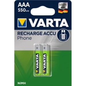 Batteria Ni-Mh AAA 550mAh Blister 2 pz Varta