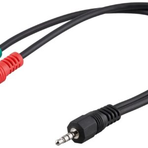 Adattatore audio Maschio Jack 3,5 a 4 poli, uscita Cuffie/Microfono Presa