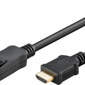 Cavo adattatore DisplayPort/HDMI, dorato, 2 m