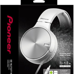 Cuffie PIONEER SE-MJ722T con microfono per smartphone bianco