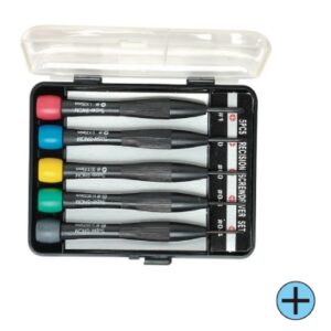 Set 5 cacciaviti di precisione a croce