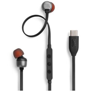 Auricolare con microfono JBLT310 Nero