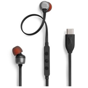 Auricolare con microfono JBLT305 Nero