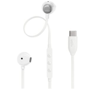 Auricolare con microfono JBLT305 Bianco