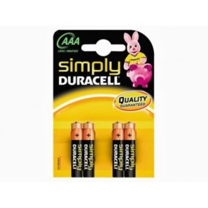 Batteria Alkalina AA Duracell Simply Blister 4 pz