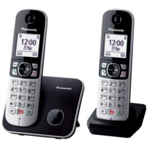 Cordless Panasonic duo KX-TGB6852JTS Nero
