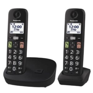 Cordless Panasonic duo KX-TGU112EXB Nero