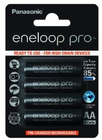 Batteria Ni-Mh AA Eneloop PRO 2600mAh Blister 4 pz