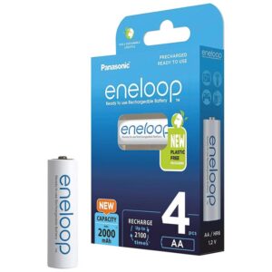 Batteria Ni-Mh AA Eneloop 1900mAh Blister 4 pz