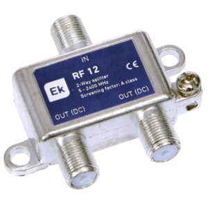 Splitter F Satellitare, 10,5 dB, 3 Uscite