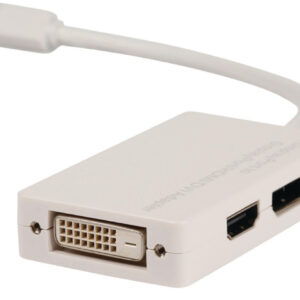Adattatore MiniDisplayport IN - HDMI, DVI-D,VGA OUT