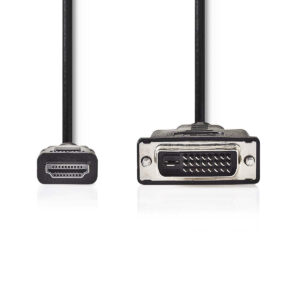 Cavo HDMI - DVI-D 24+1 - 3 mt