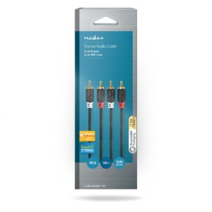 Cavo Audio 2 x RCA M - 2 x RCA M GOLD 10 mt