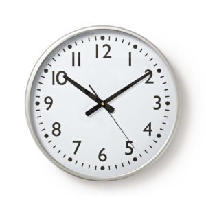 Orologio da parete Ø 38 cm Alluminio