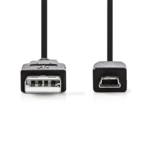 Cavo USB 2.0 maschio - Mini 5 pin maschio, 1 mt