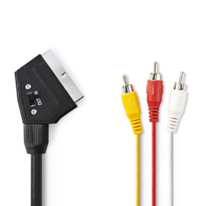 Cavo Scart - 3 RCA in/out 1,5 mt