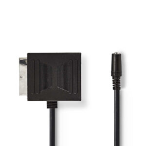 Adattatore Scart M-F + uscita AUX