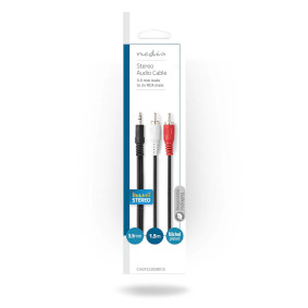 Cavo Audio Jack 3,5 st. - 2 x RCA m 2 mt