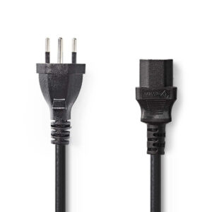 Cavo di alimentazione Spina 10A - presa IEC-320-C13 5 mt
