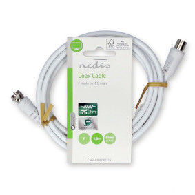 Cavo Antenna TV M - F 1,5 mt schermato