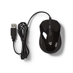 Mouse Ottico Nedis - 1000 DPI - 3-Button - Nero