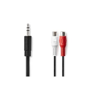 Adattatore stereo Jack 3,5mm - 2 x RCA Femmina