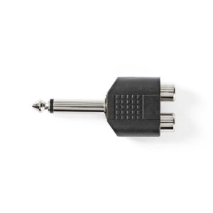 Adattatore Jack 6,3 mono - 2 RCA