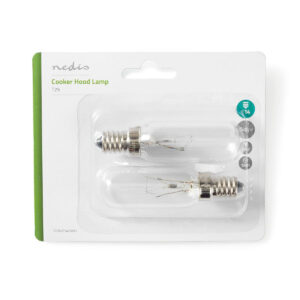 Lampadina E14 25W Tubolare - Bl. 2 pz