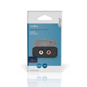 Convertitore audio 2 x RCA -> Ottico + RCA Coax