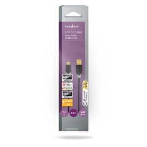 Cavo USB 2.0 Gold Tipo C maschio - A maschio, 2 mt