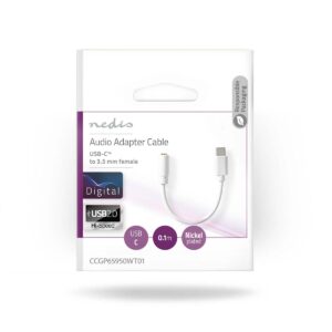 Adattatore USB-C M-Jack Ø 3.5 mm 4 poli F