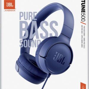 Cuffia con microfono JBL TUNE500 Blue