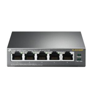 Switch Ethernet 100/1000 a 5 porte POE - Tp Link TL-SG1005P