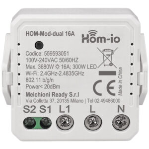 Interruttore da incasso in miniatura HOM-IO 10 A 2300W